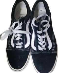 Classic Black and White Vans Sneakers
